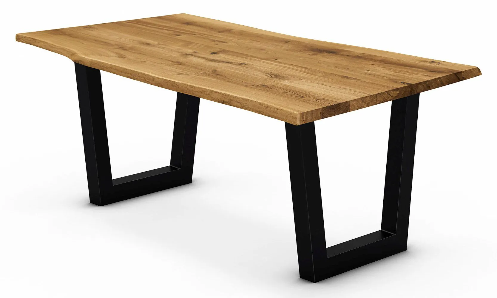 Esstisch Taranaki 08 Wildeiche massiv geölt - Abmessungen: 140 x 90 cm (B x T)