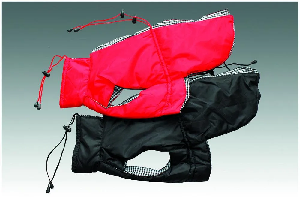 Decke mit Reißverschluss Gr.48 rot