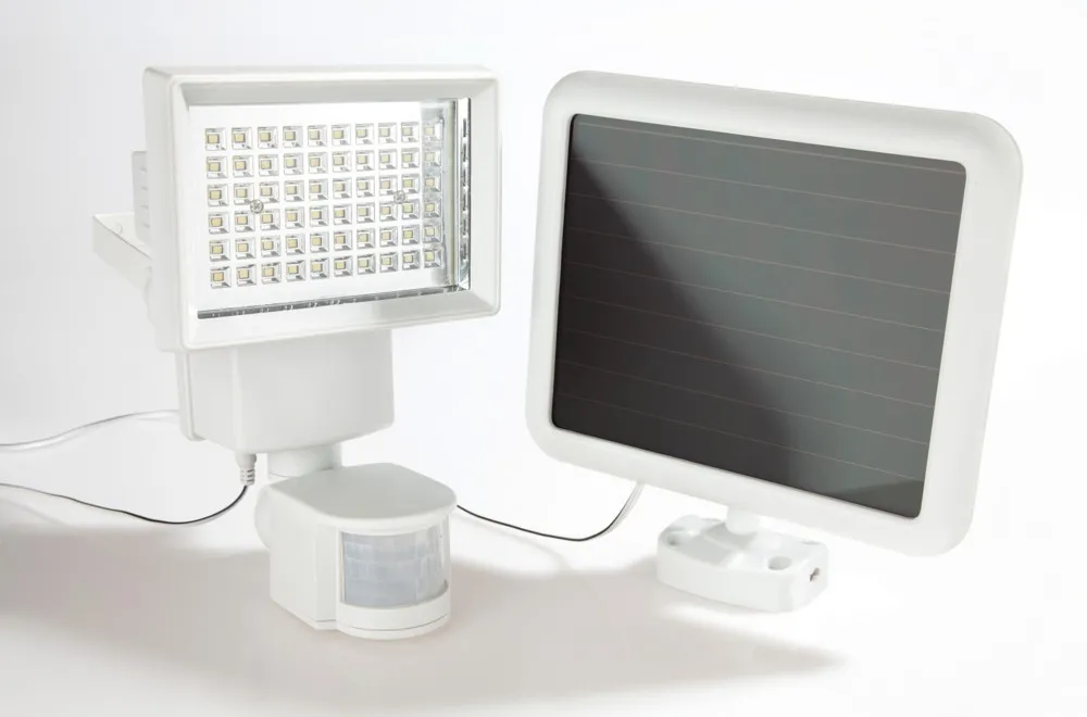 LED Solar Sicherheitsleuchte weiß