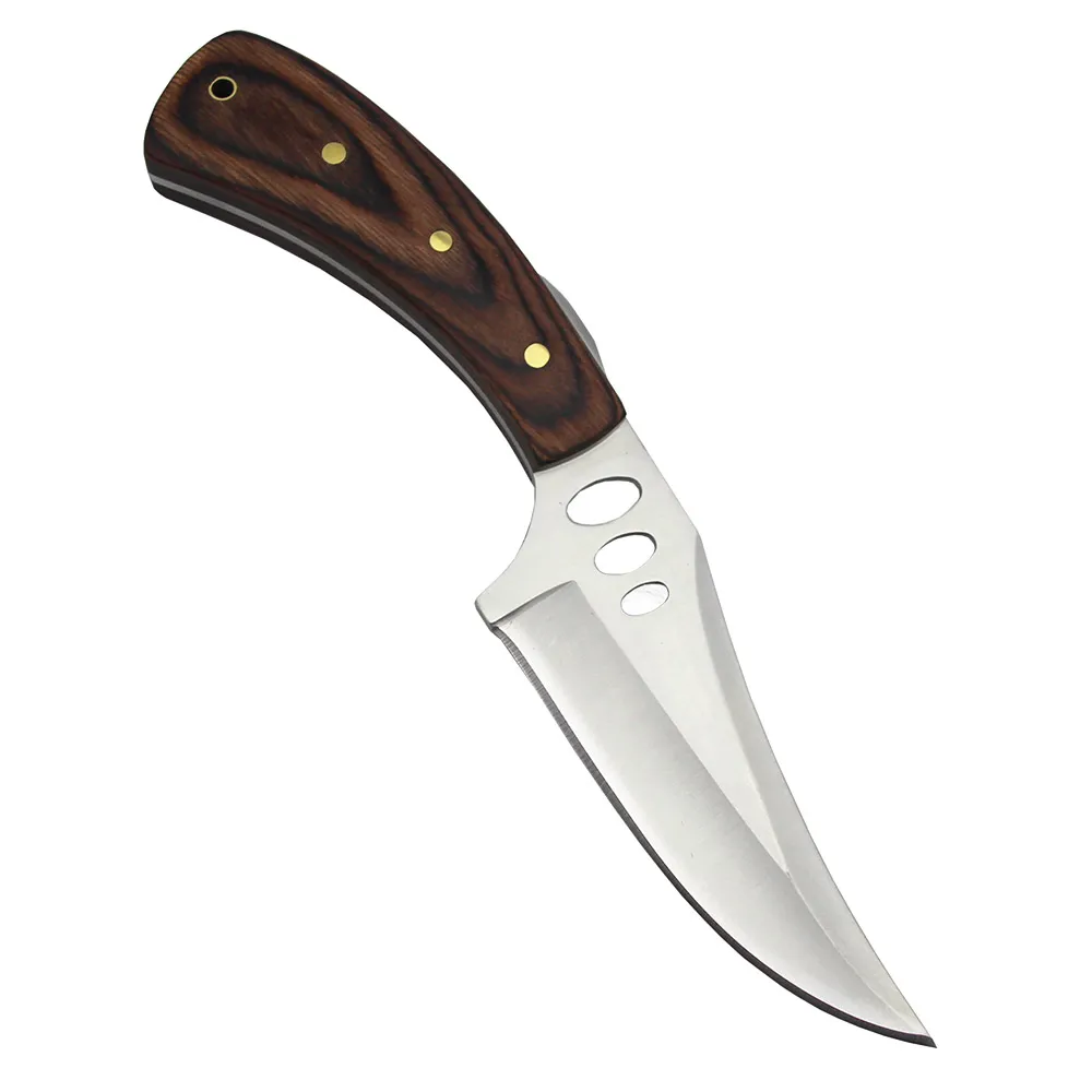 Outdoor-Fahrtenmesser Pakkaholz/"Bullenkopf"