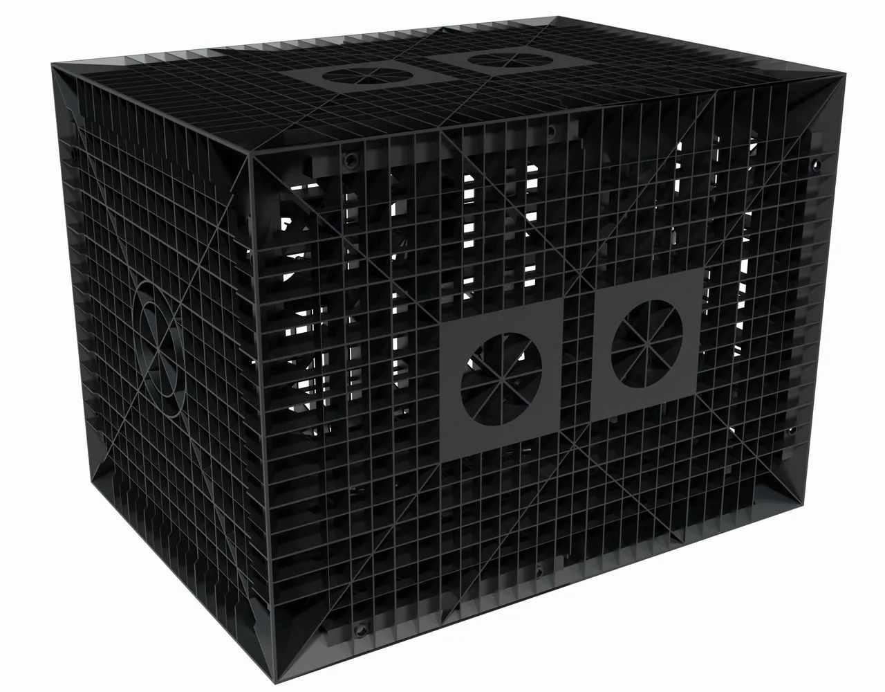 Erweiterungsset Versickerung 2.800 l Sickerquader Gartenentwässerung