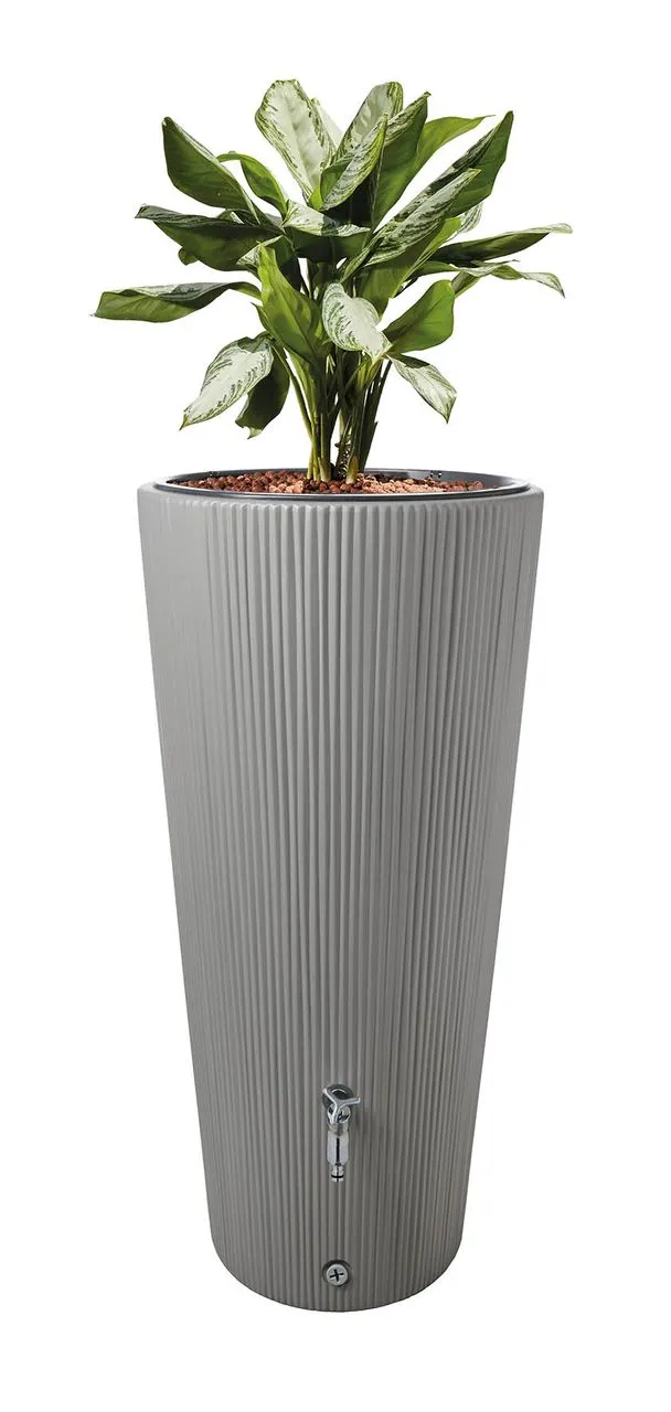 LINUS 2in1 Regenspeicher 220 Liter, zinkgrau