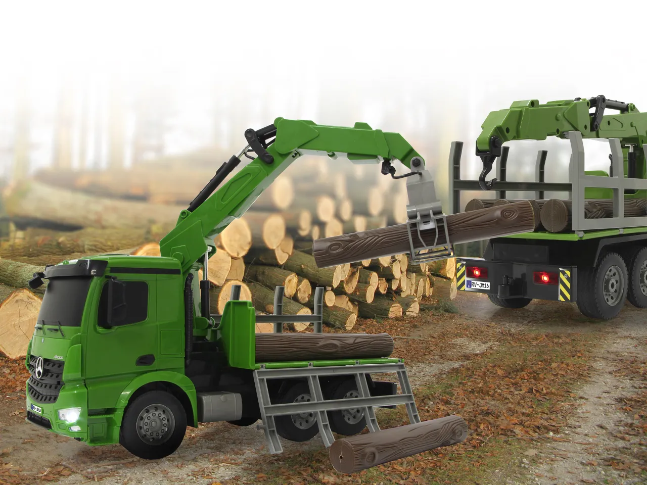 JAMARA Holztransporter Mercedes-Benz Arocs 1:20 2,4GHz