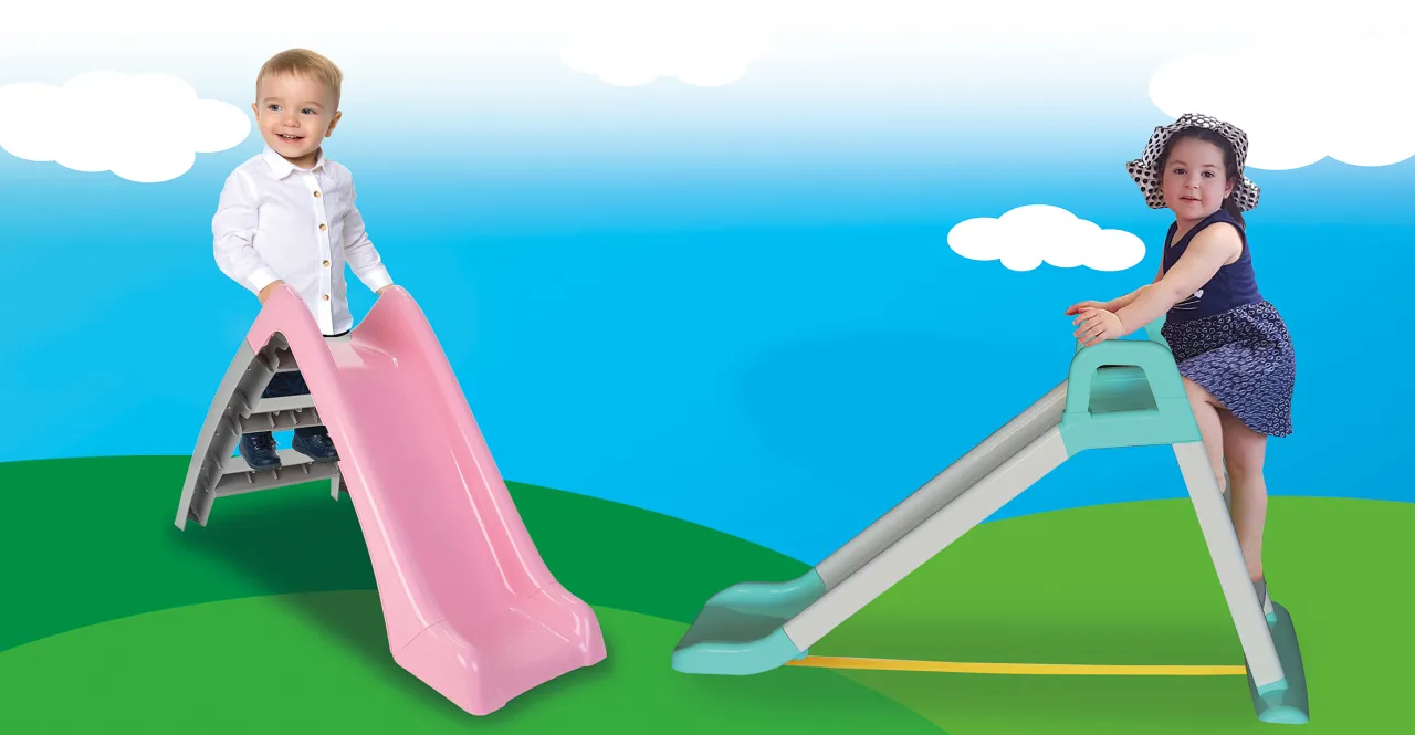 JAMARA Rutsche Funny Slide grau