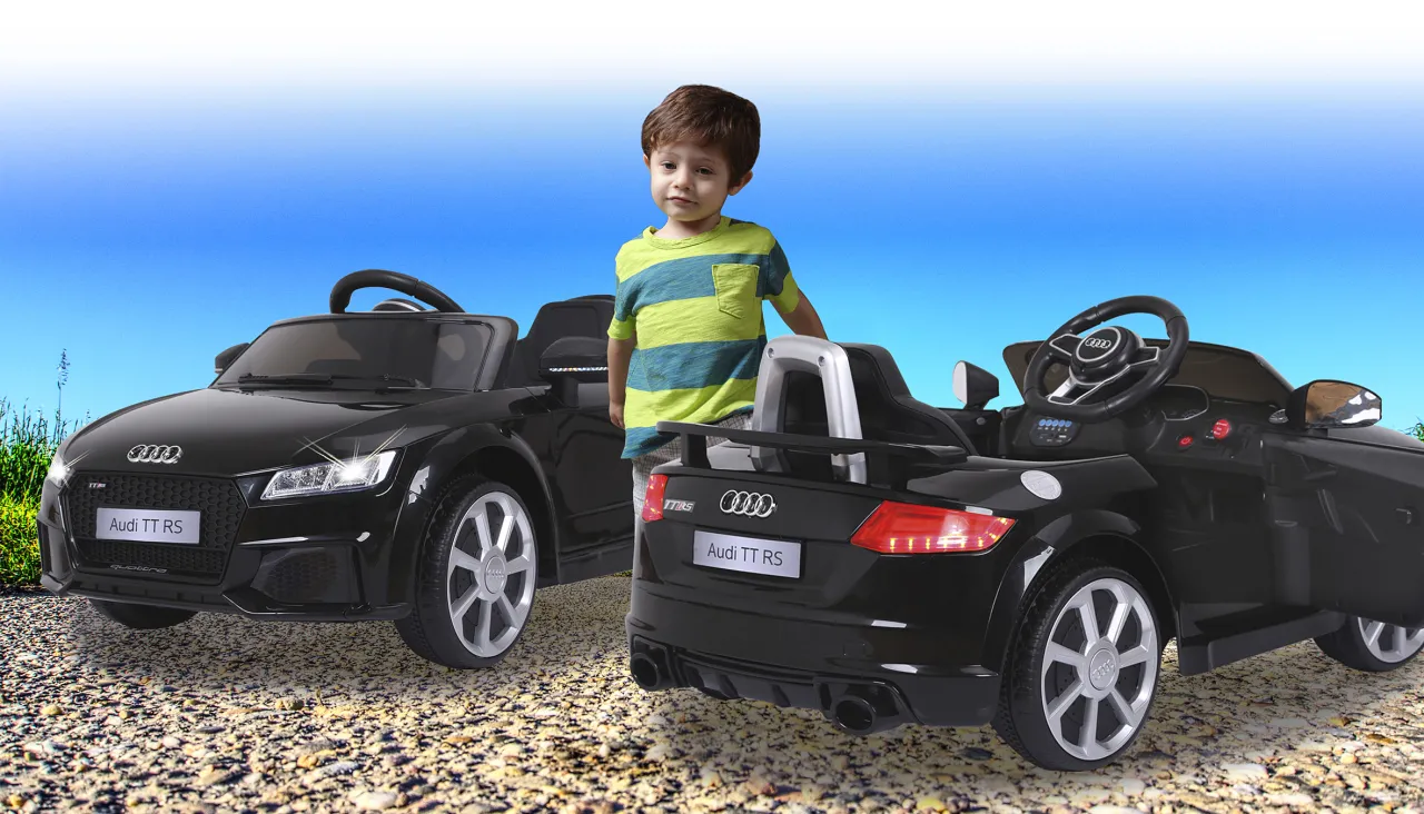 JAMARA Ride-on Audi TT RS schwarz 12V