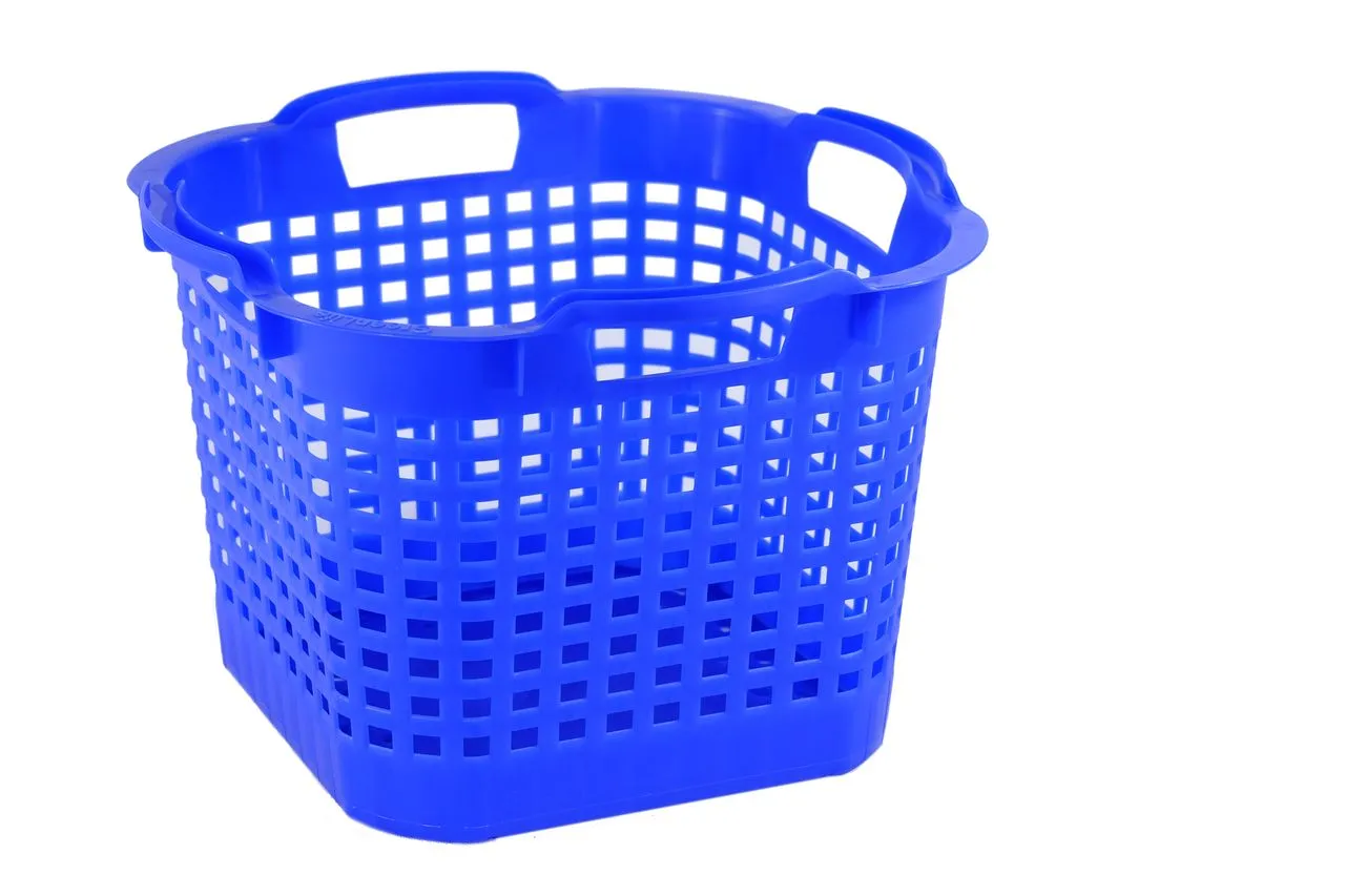 Uni-Korb 25 kg, 10 Stück, drehstapelbar, blau