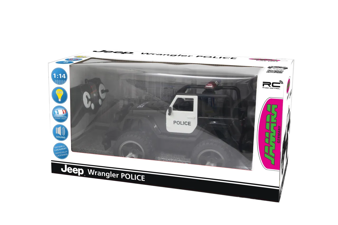 Jeep Wrangler Police 1:14 2,4GHz