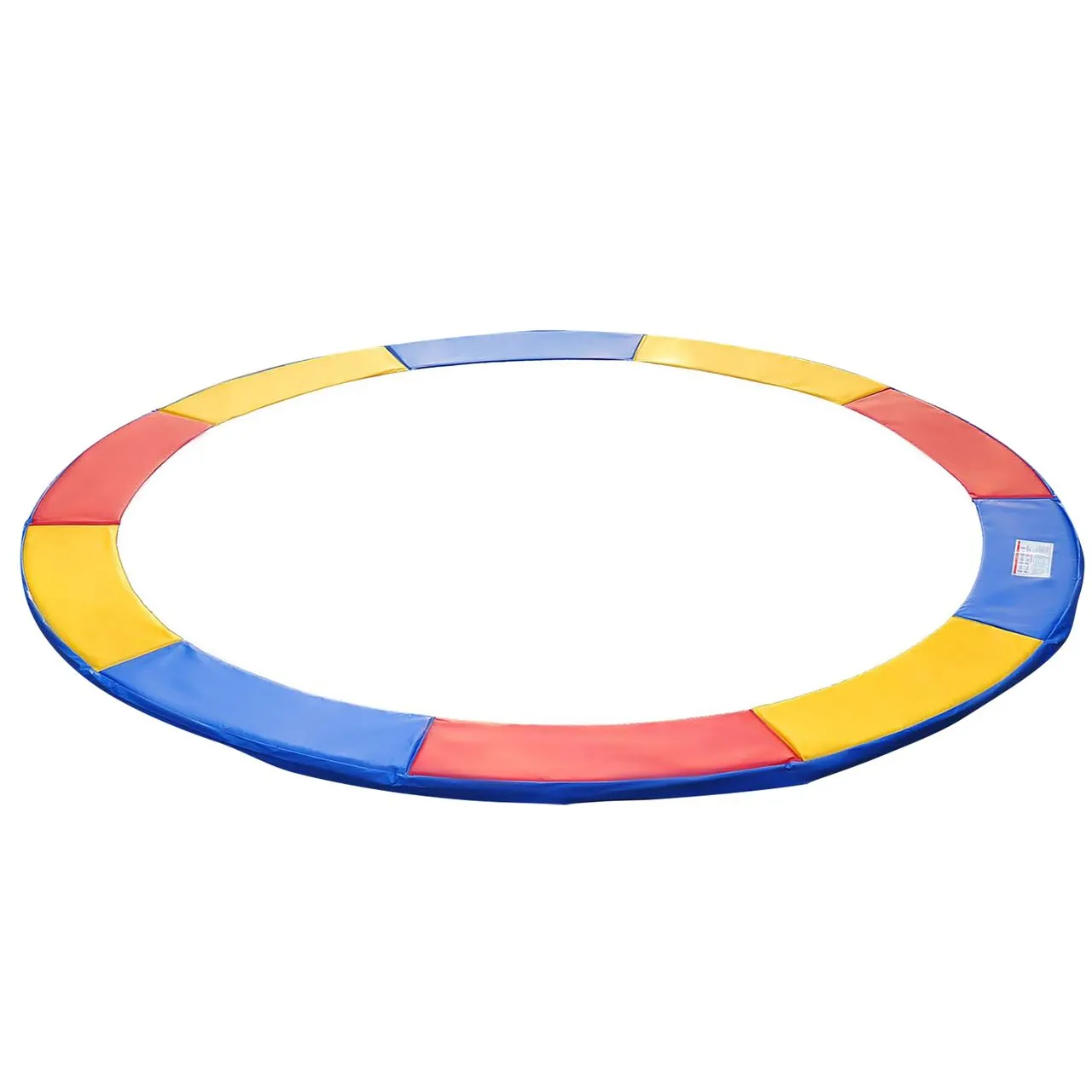 Trampolin Randabdeckung Sicherheitsnetz Wetterplane Leiter 8ft 10ft 12ft 15ft (Randabdeckung: Ø 244cm-Bunt)