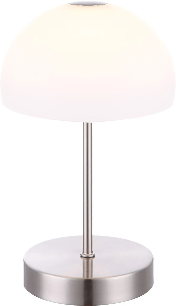 Lighting - SNOWFLAKE - Tischleuchte Metall Nickel matt, LED