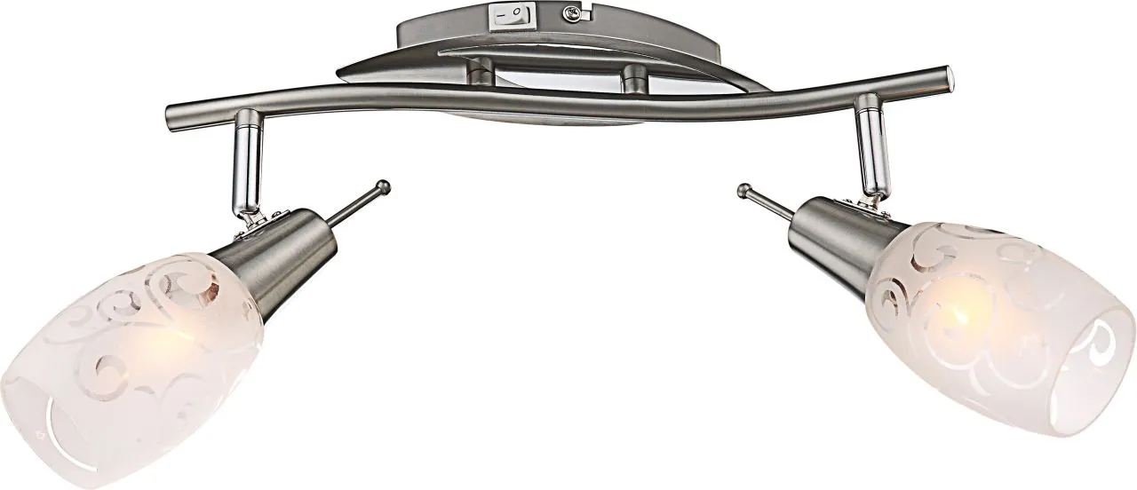 Lighting - FLORITA - Strahler Metall verchromt, 2x E14