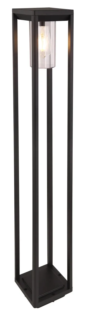 Lighting - CANDELA - Außenleuchte Aluminium Druckguss schwarz matt, 1x E27 LED