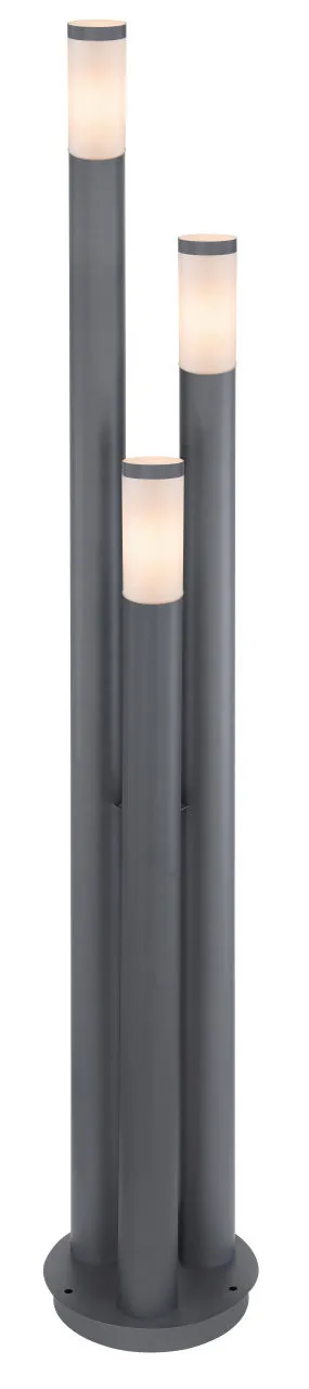 Lighting - BOSTON - Außenleuchte Edelstahl anthrazit, 3x E27