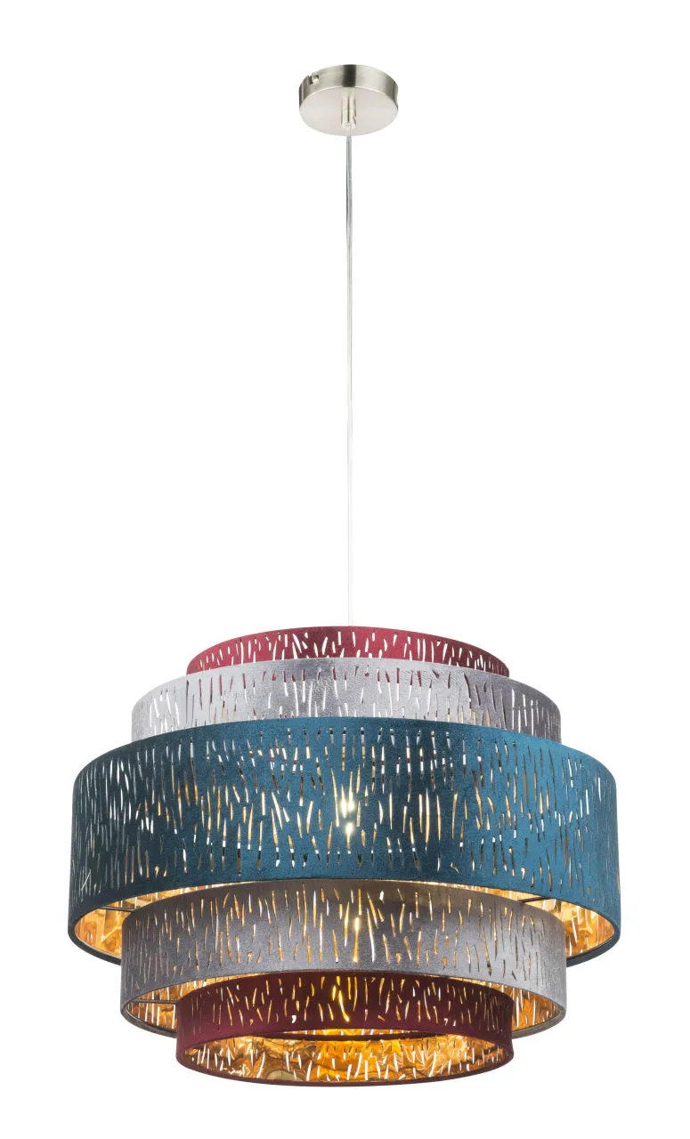 Lighting - TICON - Hängeleuchte Metall schwarz, 1x E27