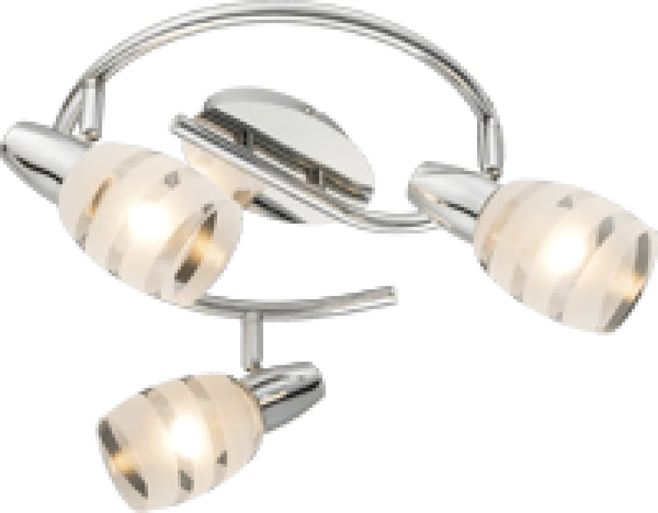 Lighting - ROY - Strahler Metall verchromt, 3x E14