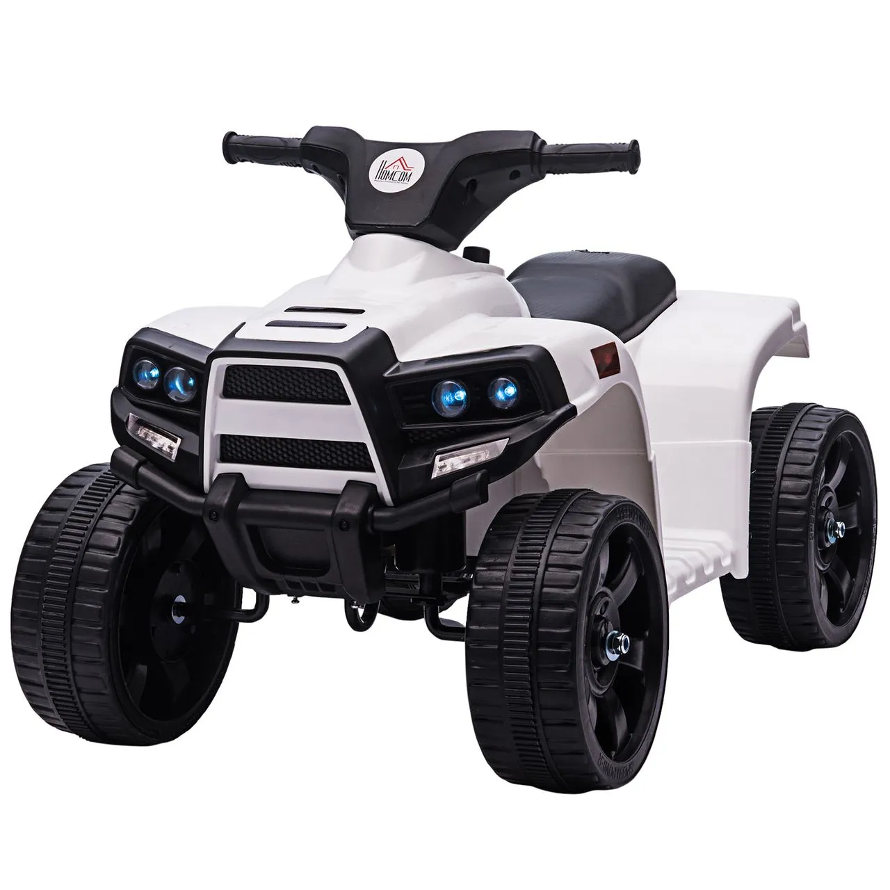 Kinder Elekrto Quad Kinderwagen ATV Elektromotorrad Stahl Schwarz+Weiß