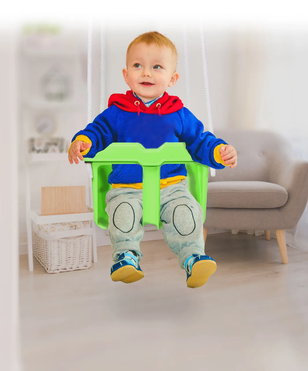 JAMARA-460662-Babyschaukel Small Swing grün