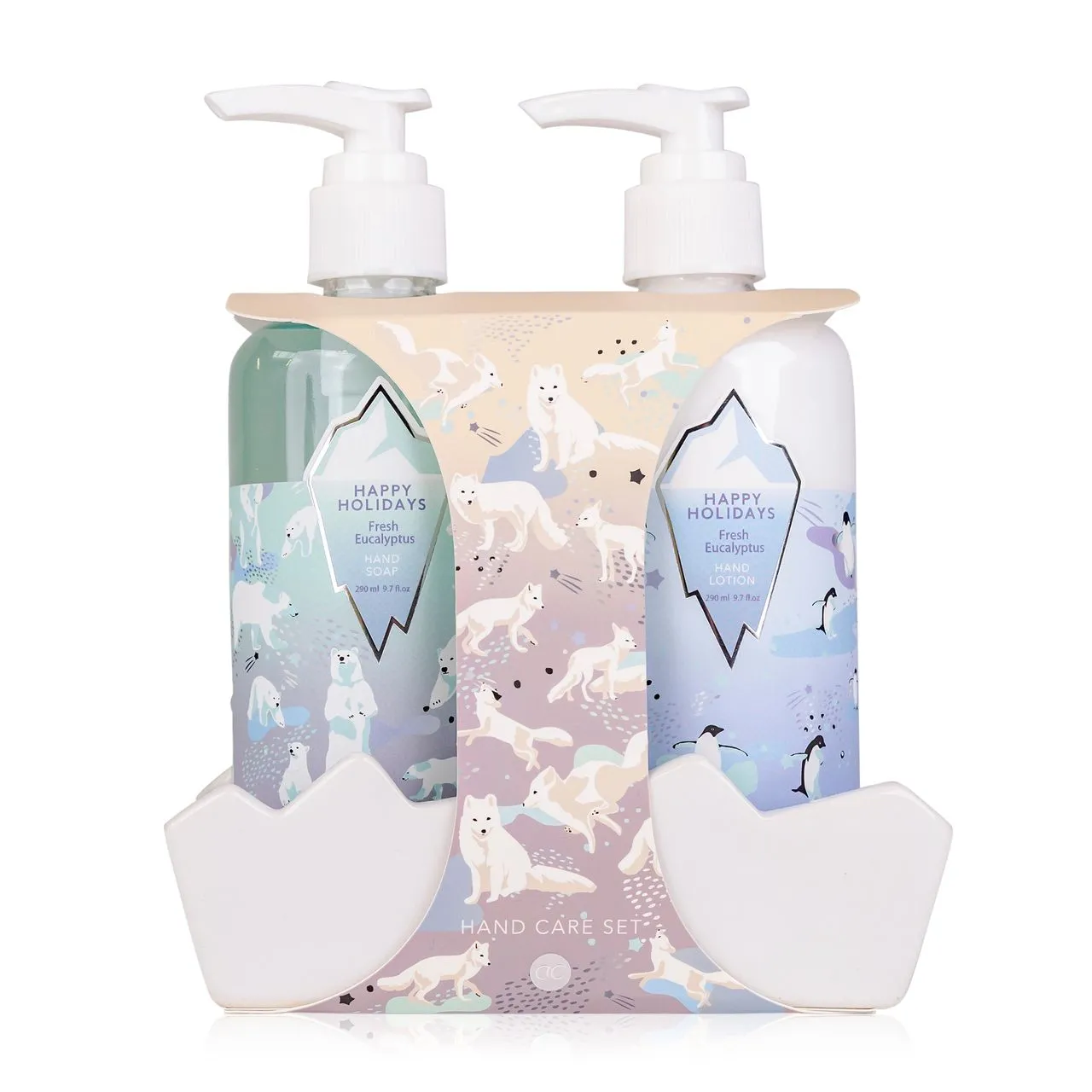 Handpflegeset HAPPY HOLIDAYS in Keramikschale