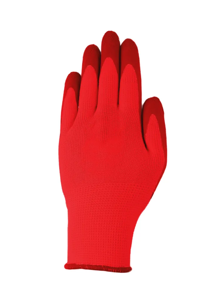 Gartenhandschuhe - 5er-Pack, Rot/Rot, Gr. S