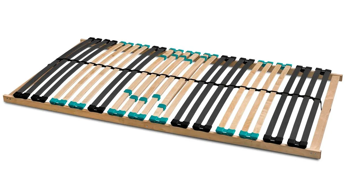 7-Zonen Lattenrost DRÖMSON 28 Federleisten starr 100 x 200 cm