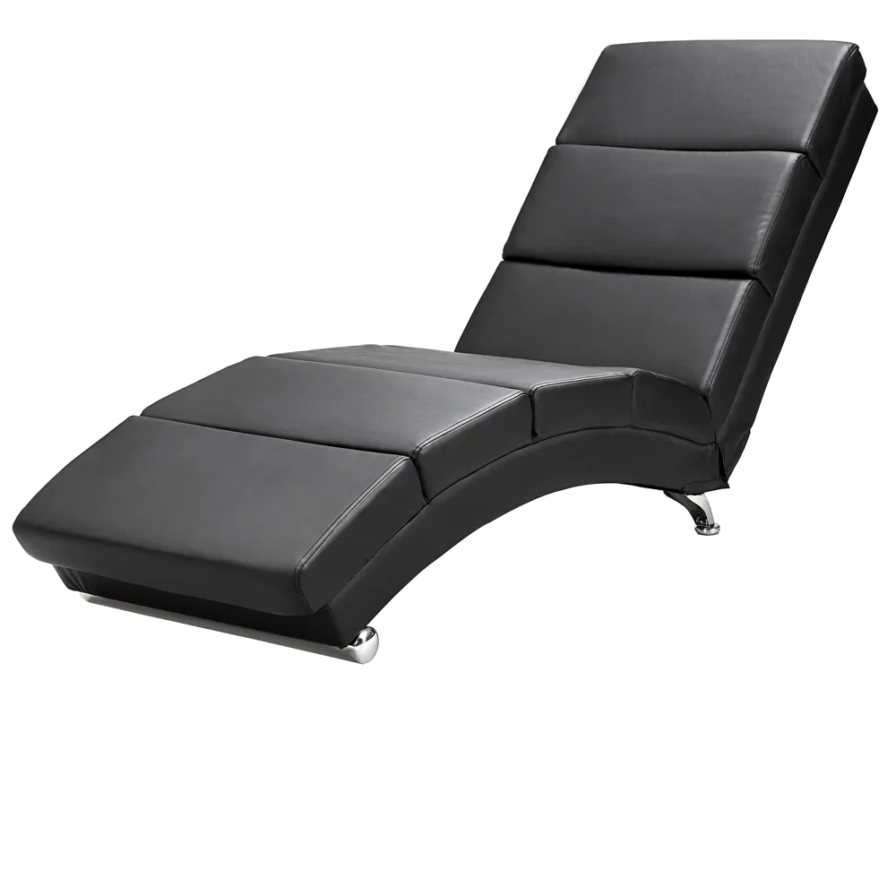 Casaria Relaxliege London Kunstleder Massage + Heizfunktion 186 x 89 x 55cm schwarz