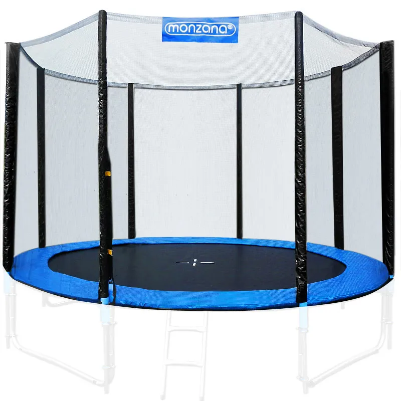 monzana Netz für Trampolin 244 x 165cm schwarz