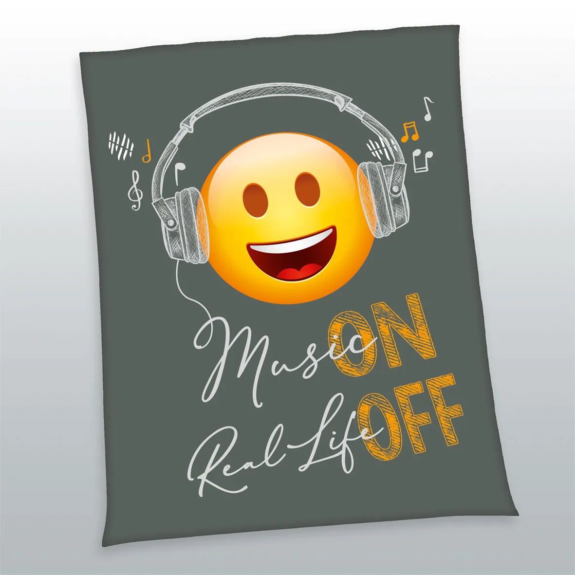 Emot!x Wellsoft-Flauschdecke Größe 150x200 cm