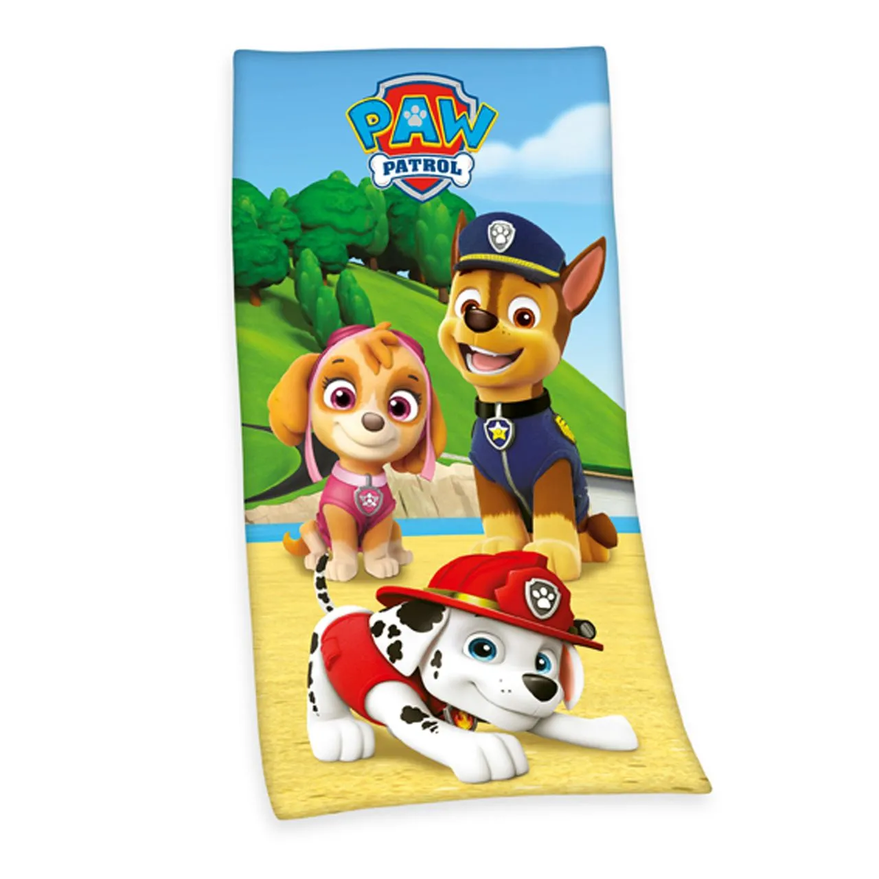Paw Patrol Velourstuch Größe 75x150 cm