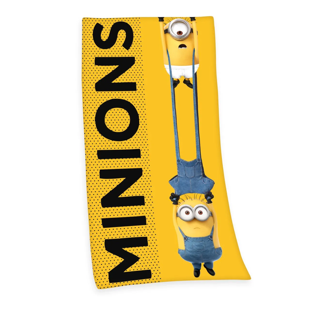 Minions 2 Velourstuch Größe 75x150 cm