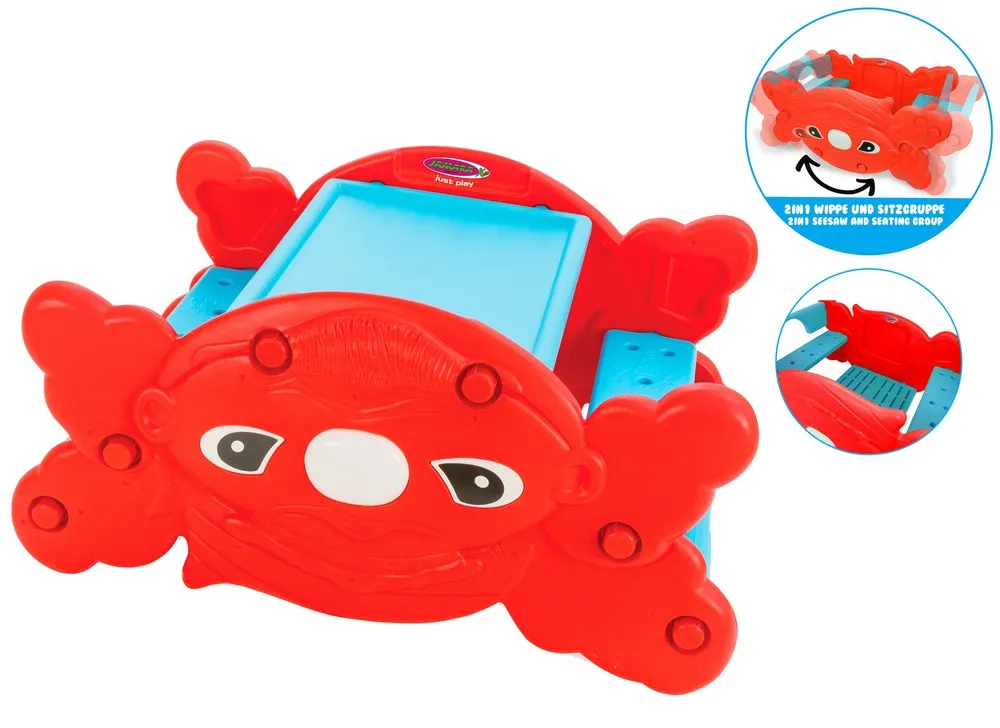 JAMARA-460738-Kindersitzgruppe Sit and Swing 2in1 rot