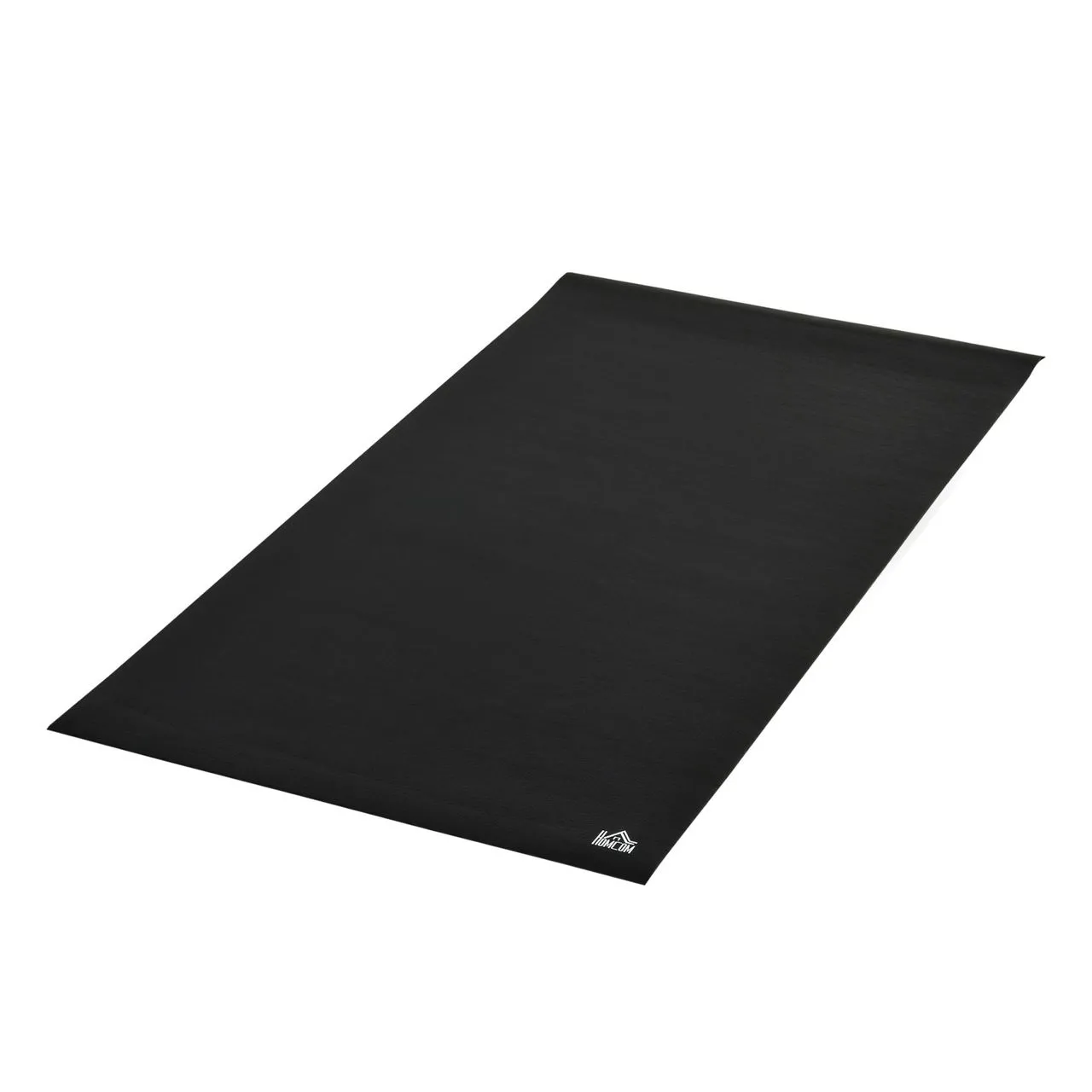 Bodenschutzmatte für Fitnessgeräte Sport Multifunktionsmatte Gymnastikmatten Yogamatten Anti-Rutsch Fitnessgerät für Heimtrainer Crosstrainer Laufband Schwarz 180 x 90 x 0,6 cm