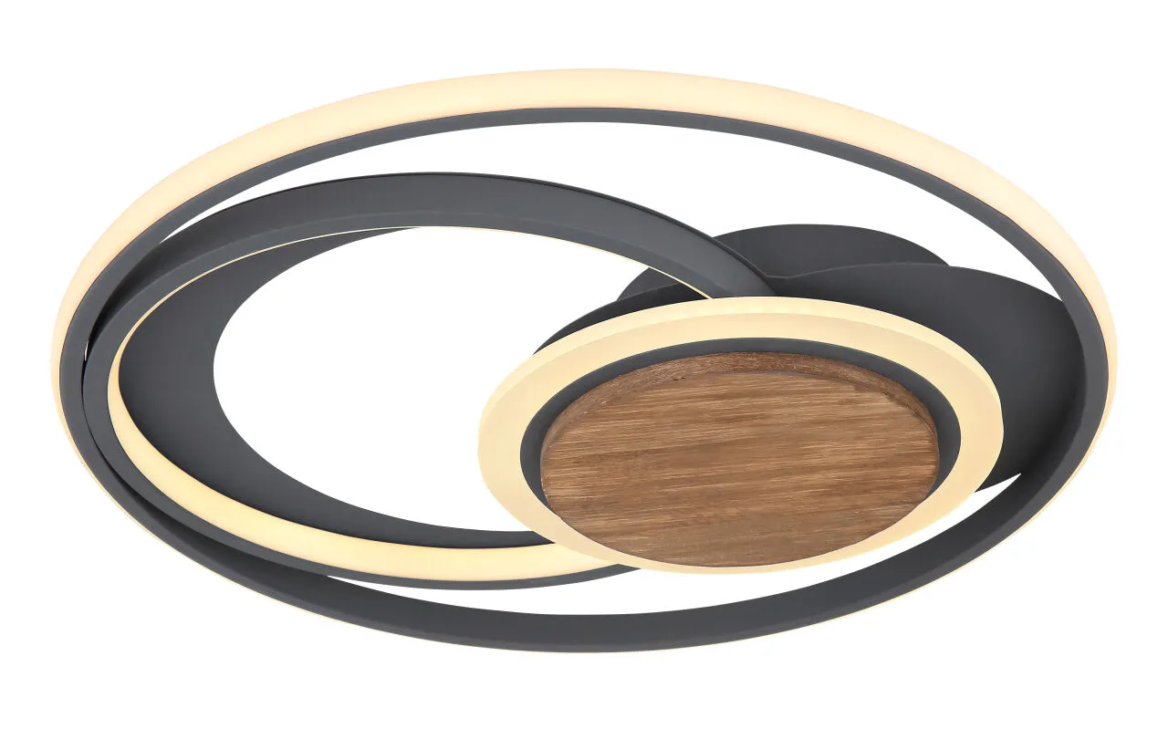 Lighting - NIRRA - Deckenleuchte Metall Graphit, LED