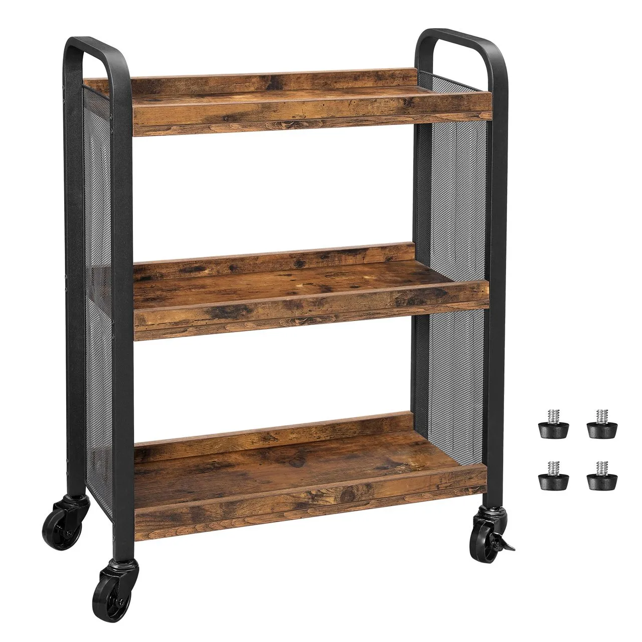 Küchenregal mit verstellbaren Füßen 66 x 26 x 85 cm