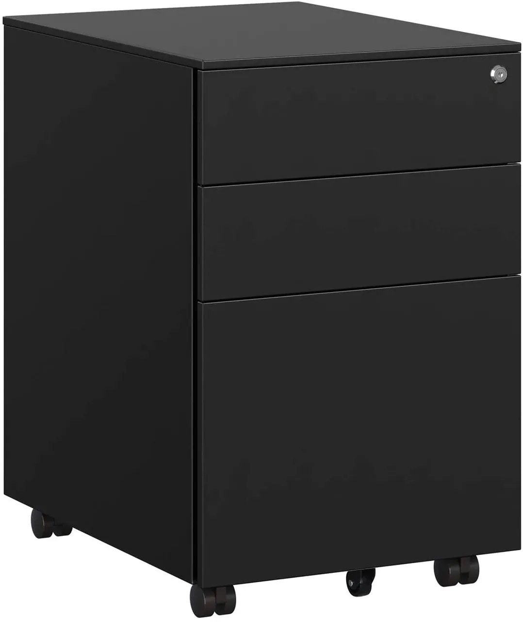 Stahl Rollcontainer mit 3 Schubladen und Hängeregistratur