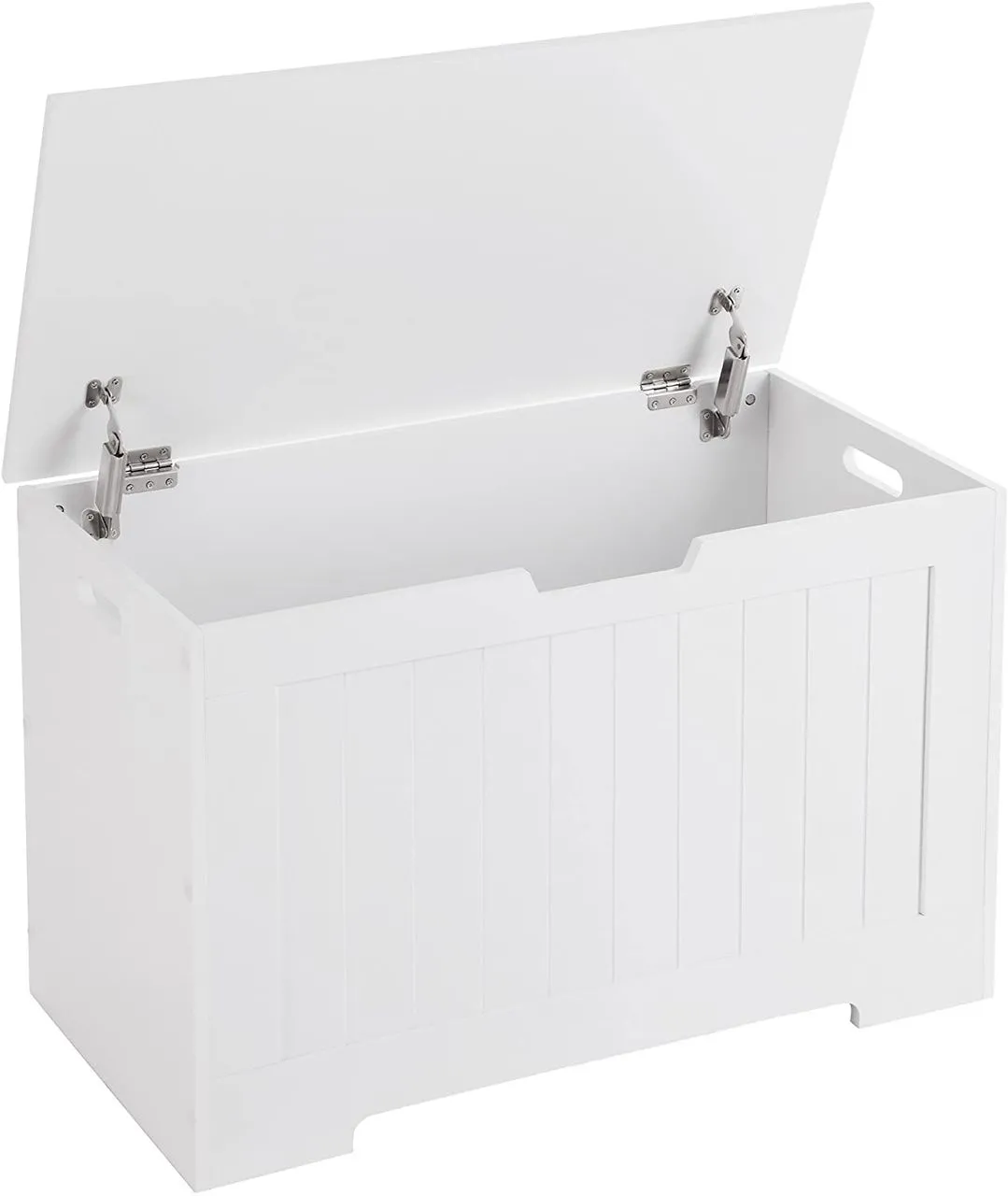 Bank mit Stauraum, 76 x 40 x 48 cm (L x B x H), weiß