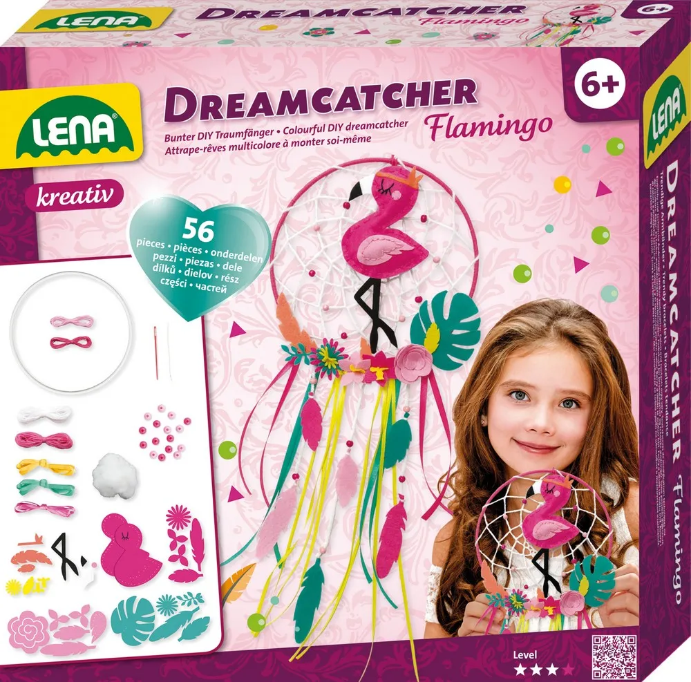 Dreamcatcher Flamingo, Faltschachtel