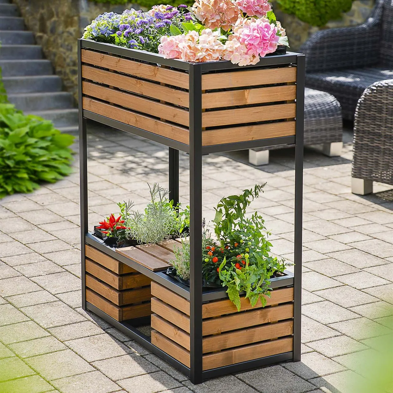 Hochbeet "CUBE ELEMENTS" compact