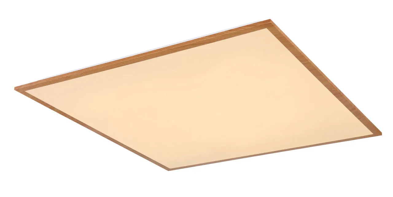 Lighting - DORO - Deckenleuchte Aluminium holzoptik, LED