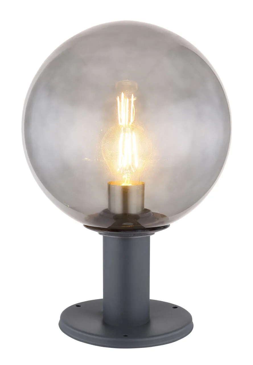 Lighting - HEDWIG - Außenleuchte Aluminium Druckguss anthrazit, 1x E27 LED