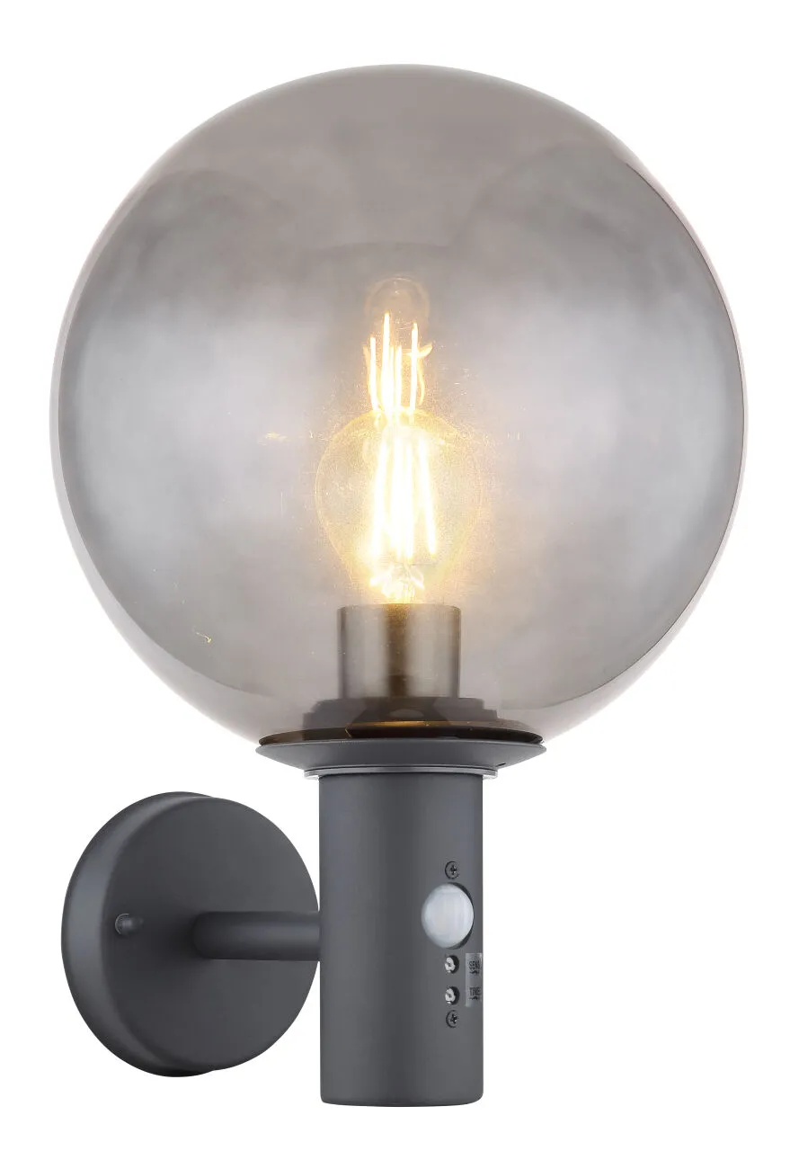 Lighting - HEDWIG - Außenleuchte Edelstahl, 1x E27 LED