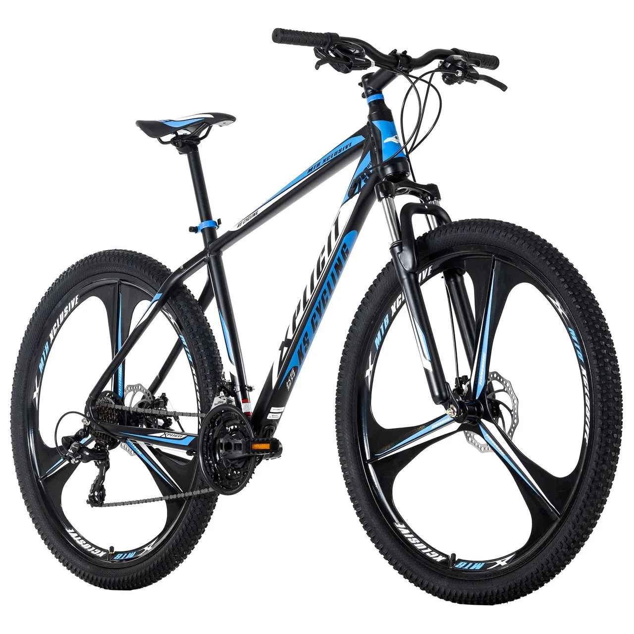 Mountainbike Hardtail 29'' Xplicit schwarz-blau RH 48 cm