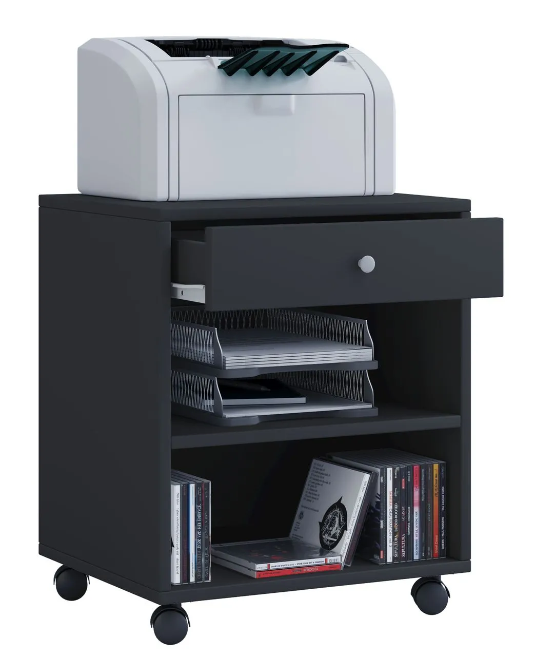 Büro-Rollcontainer "Salda" Schwarz