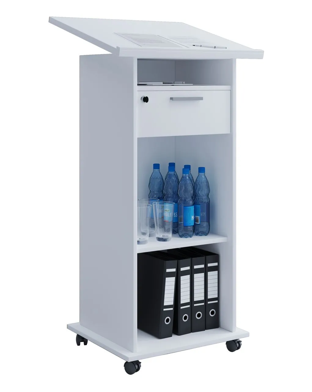 Stehpult "Meeta" Weiß