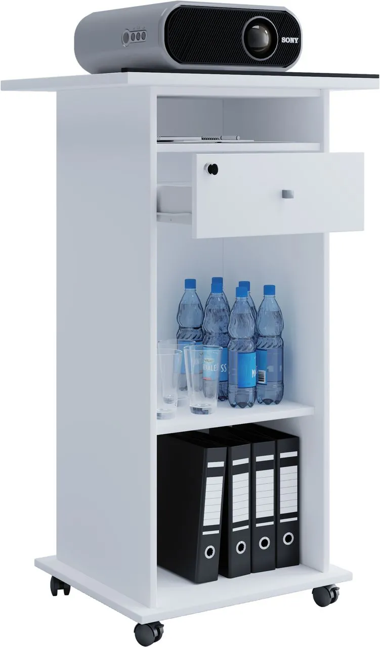 Beamer-Stand "Neta" Weiß