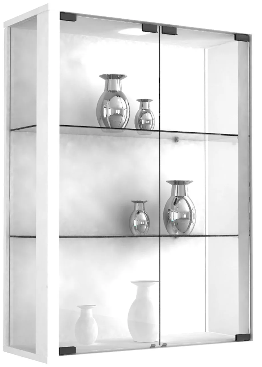 Wandvitrine "Udina" Weiß