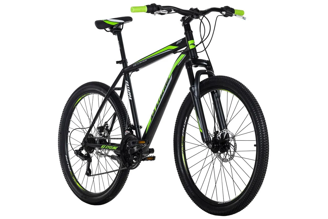 Mountainbike Hardtail 26" Catappa schwarz-grün RH 46 cm