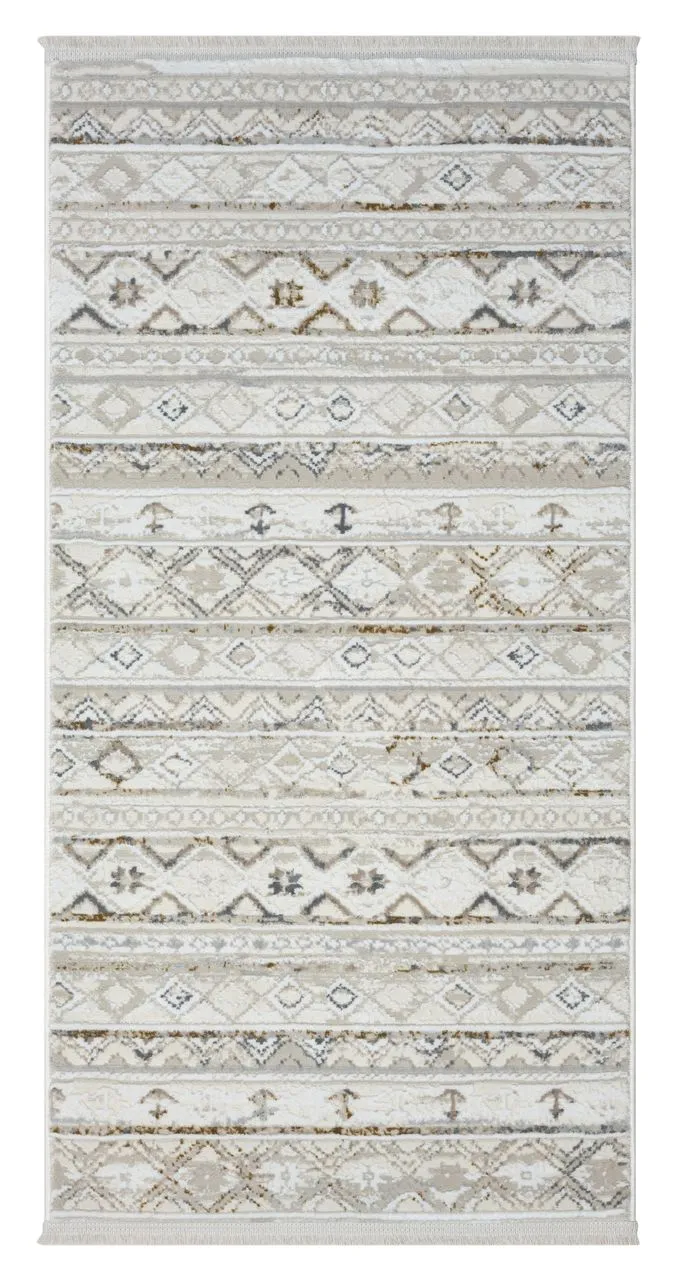 Teppich Velvet Visions  , 80cm x 150cm, Farbe Beige, rechteckig, Florhöhe 10mm