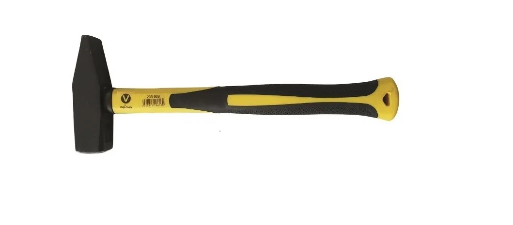 Schlosserhammer Fiberglasstiel 800 g Schlosser Hammer Hämmer Stielschutz