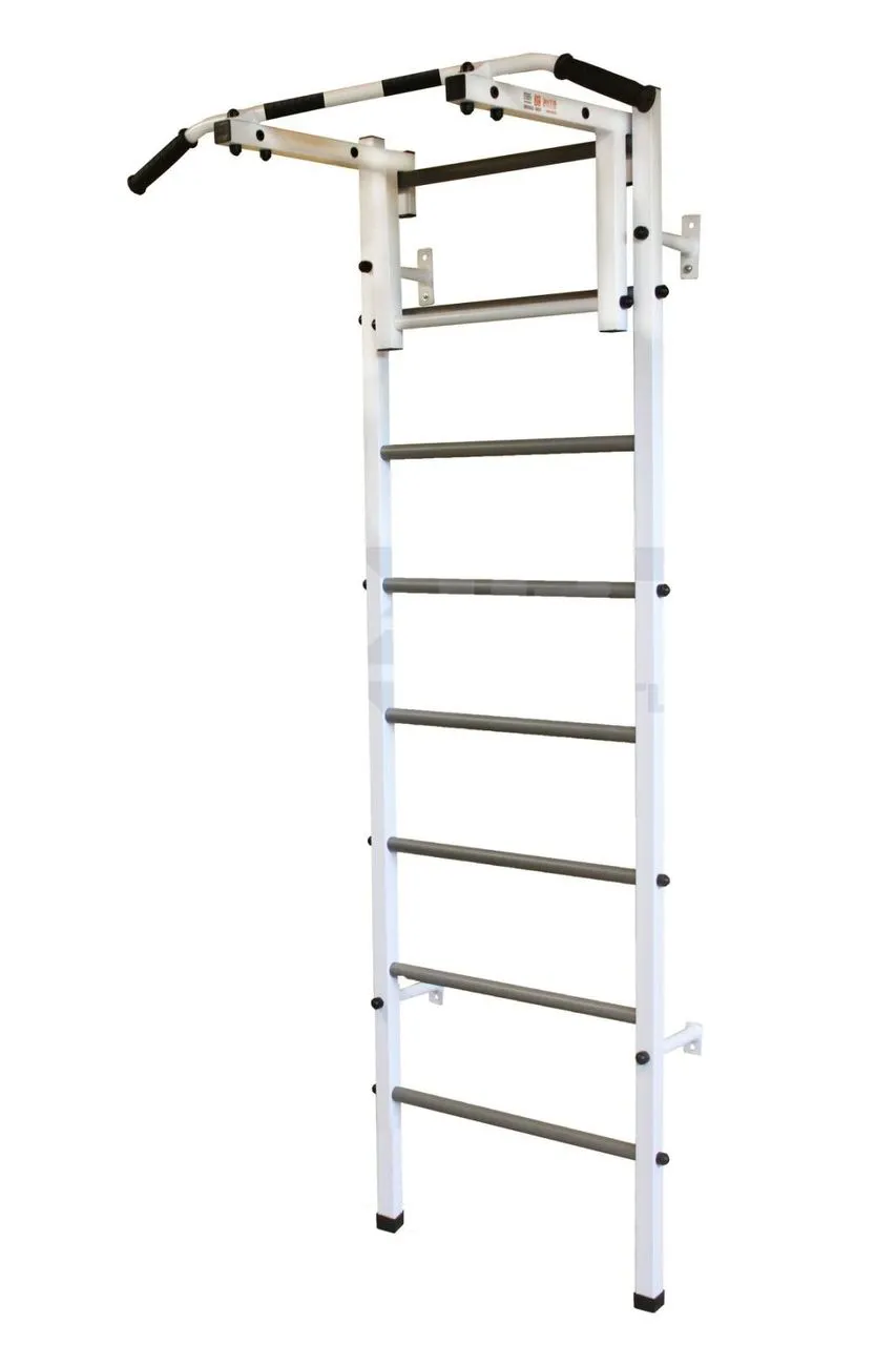 Sprossenwand Fitness Kletterwand Turnwand Sport Turngerät Weiss