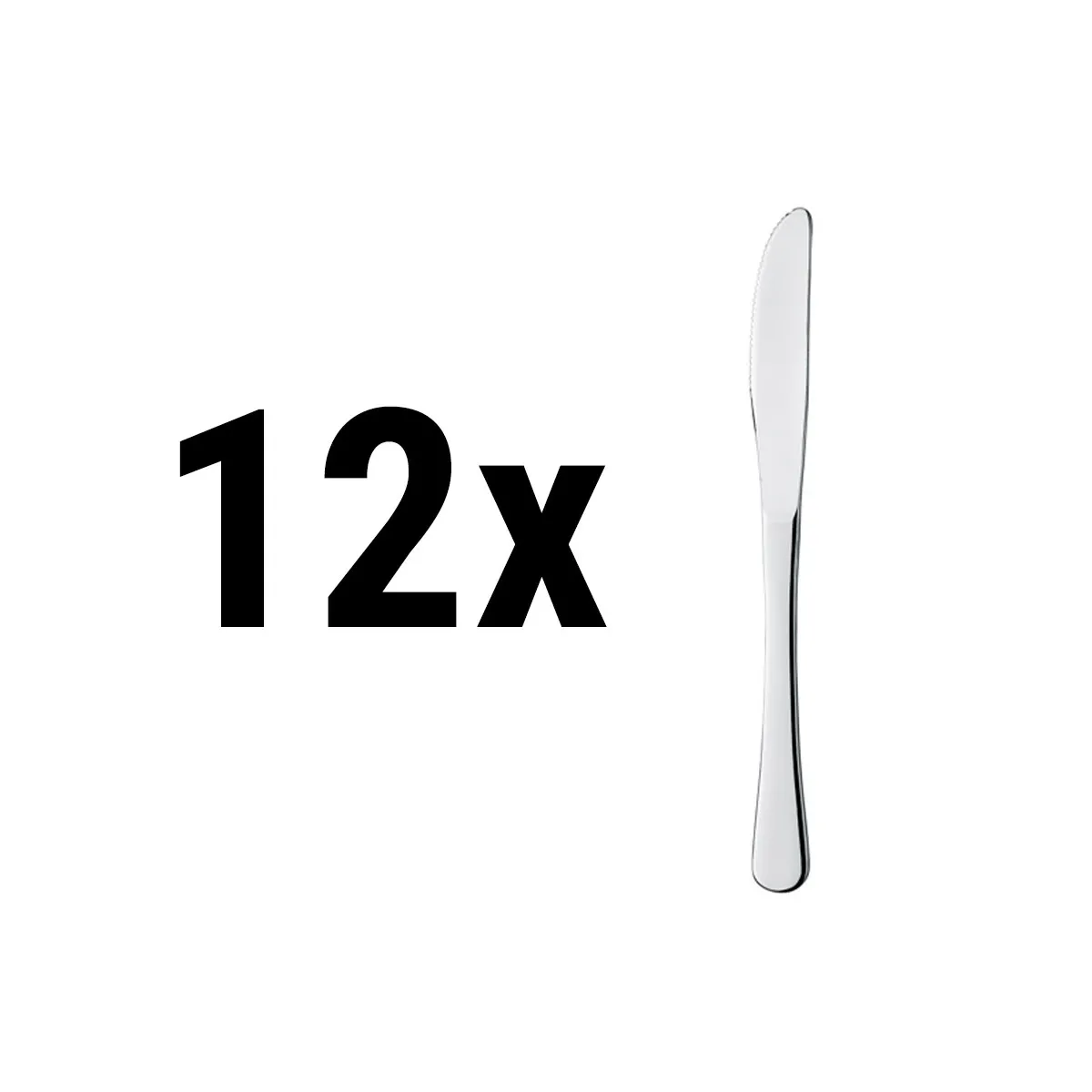 (12 Stück) Menümesser Mila - 22,1 cm