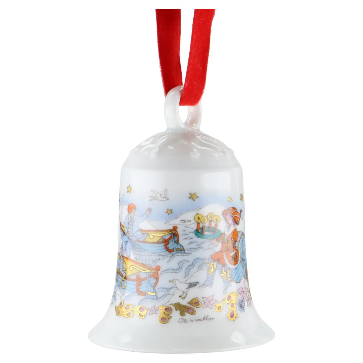 1984 Fischerdorf - Hutschenreuther Weihnachtsartikel Weihnachtsglocken mit OVP